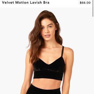 Beyond yoga velvet bra